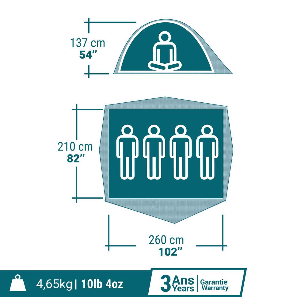 4 people tent