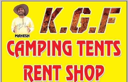 camping tent shop logo